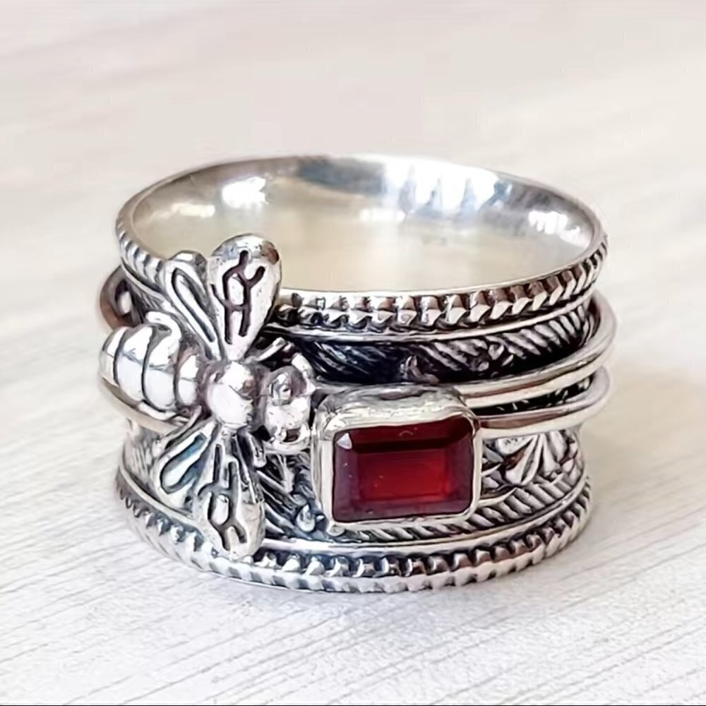 Bumble Bee Boho Ring Funky and Chunky #854